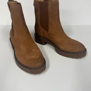 Crown Vintage Tan Suede Boots
